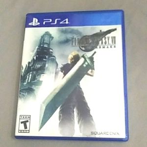 Final Fantasy 7 Remake Video a game for PS4